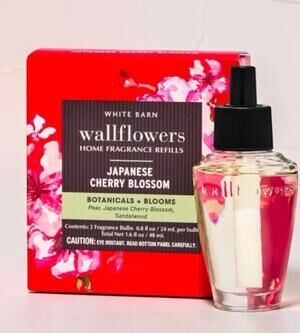BATH + BODY WORKS | WALL FLOWER REFILL 2PACK | JAPANESE CHERRY BLOSSOM